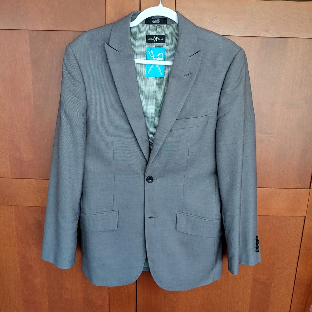 Marc Ecko mens gray blazer